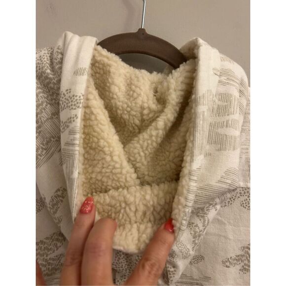 Ocean+Coast Sherpa-Lined Flannel Shacket camouflage size S - Picture 5 of 10